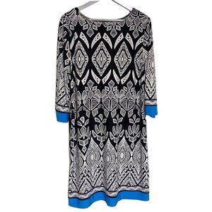 Croft & Barrow XL black white turquoise